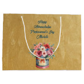 Elegant Gold Administrative Professionals Day Große Geschenktüte (Rückseite)