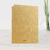 Elegant Gold Administrative Professionals Day Karte (Rückseite)