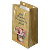 Elegant Gold Administrative Professionals Day Kleine Geschenktüte (Vorderseite Schrägansicht)