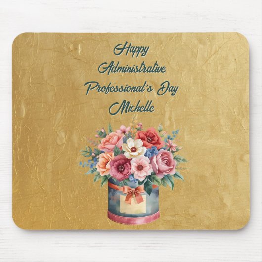 Elegant Gold Administrative Professionals Day Mousepad (Vorne)