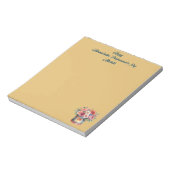 Elegant Gold Administrative Professionals Day Notizblock (Rotiert)