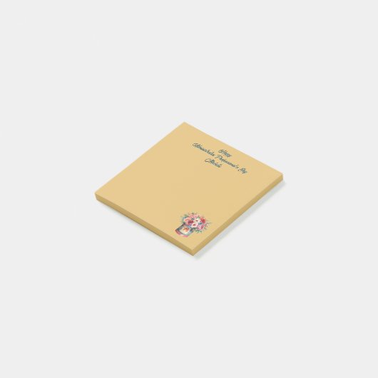 Elegant Gold Administrative Professionals Day Post-it Klebezettel (angewinkelt)