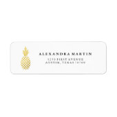Elegant Gold Ananas (Vorne)