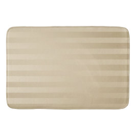 Elegant Gold and cream stripes Badematte