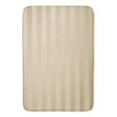 Elegant Gold and cream stripes  Badematte (Vorderseite Vertikal)