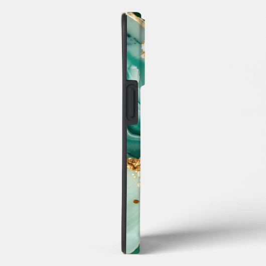 Elegant Gold And Green Marble Case-Mate iPhone Hülle (Rückseite / Rechts)