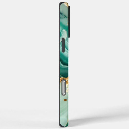 Elegant Gold And Green Marble Case-Mate iPhone Hülle (Rückseite / Rechts)