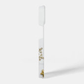 Elegant Gold And White Marble iPhone Hülle (Rechte Seite)