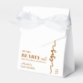 Elegant Gold Bear Balloon Bearly Wait Neutral Geschenkschachtel (Vorderseite)