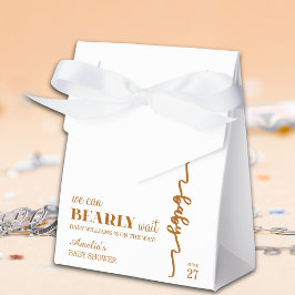 Elegant Gold Bear Balloon Bearly Wait Neutral Geschenkschachtel
