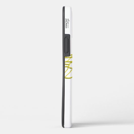 Elegant Gold Bee Monogram Case-Mate iPhone Case (Rückseite / Rechts)