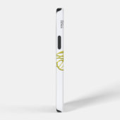 Elegant Gold Bee Monogram Case-Mate iPhone Case Hülle (Rechte Seite)