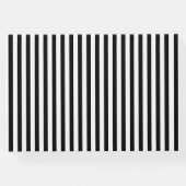 Elegant Gold Black 60. BIRTHDAY Party Gästebuch (Rückseite)