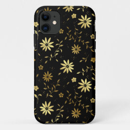 "Elegant Gold Black iPhone Case" Case-Mate iPhone Hülle