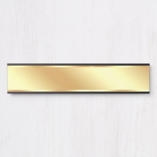 Elegant Gold Blank Background For Your Text Türschild (Vorderseite )