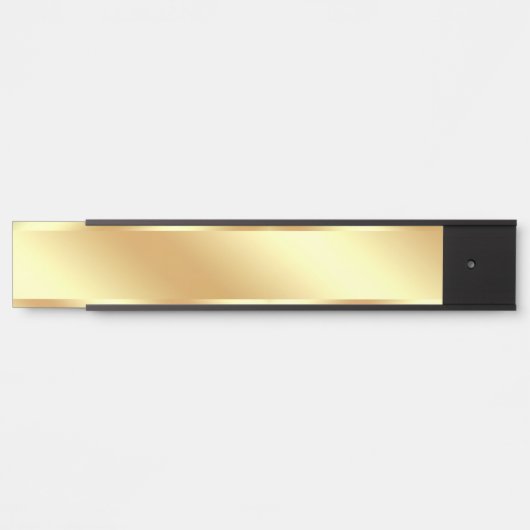 Elegant Gold Blank Background For Your Text Türschild (Vorderseite )