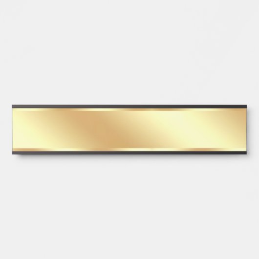 Elegant Gold Blank Background For Your Text Türschild (Vorderseite )