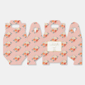 Elegant Gold Blush Floral Wedding Vielen Dank Geschenkschachtel (Ungeklappt)