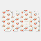 Elegant Gold Blush Floral Wedding Vielen Dank Geschenkschachtel (Ungeklappt)