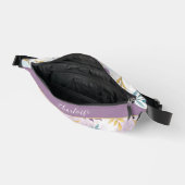 Elegant Gold Botanical Marble Personalized Bauchtasche (Offen)