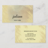  Elegant Gold Business Card – Minimalist Luxurious Visitenkarte (Vorne/Hinten)