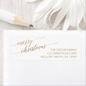 Elegant Gold Calligraphy Frohe Weihnachten (Insitu)