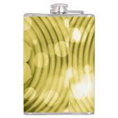 Elegant Gold Chakra Zen Yoga Geistliche Meditation Flachmann (Rückseite)