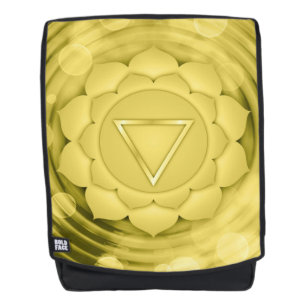 Elegant Gold Chakra Zen Yoga Geistliche Meditation Rucksack