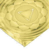 Elegant Gold Chakra Zen Yoga Geistliche Meditation Tischdecke (Schrägansicht)