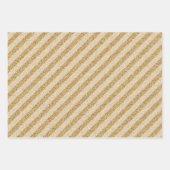 Elegant Gold Christmas Geschenkpapier Set (Vorderseite 3)