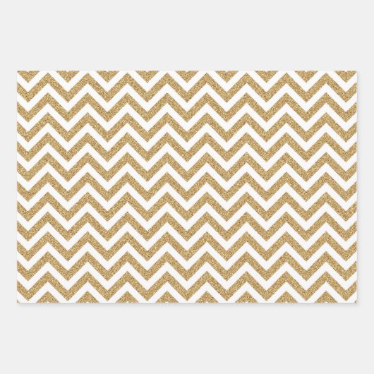 Elegant Gold Christmas Geschenkpapier Set (Vorderseite 2)