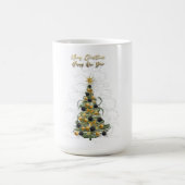 Elegant Gold Christmas tree ,coffee mug Kaffeetasse (Mittel)