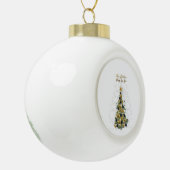 Elegant Gold Christmas tree   ornament  (Links)