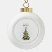 Elegant Gold Christmas tree   ornament  (Vorderseite)