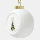 Elegant Gold Christmas tree   ornament  (Rechts)