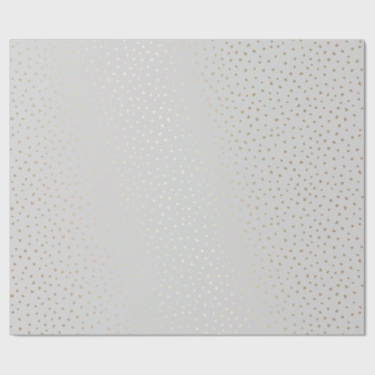 Elegant Gold Confetti im Hintergrund Geschenkpapier (Flach)