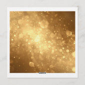 Elegant Gold Countdown New Year 2025 Invitation  Einladung (Rückseite)