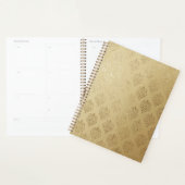 Elegant Gold Damask Planer (Anzeige)