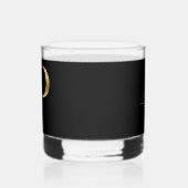 Elegant Gold Decorative Parco Civico-Ciani Whiskyglas (Links)