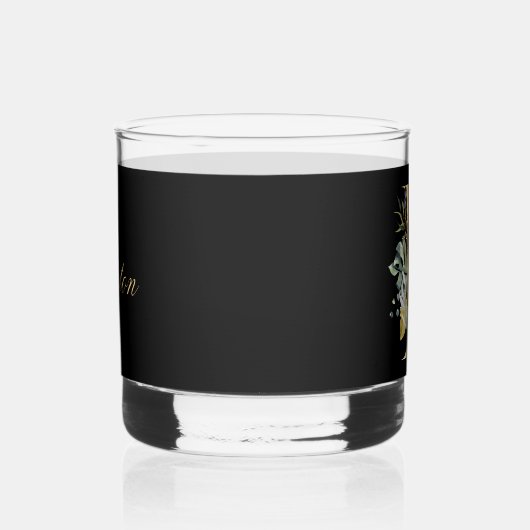 Elegant Gold Decorative Parco Civico-Ciani Whiskyglas (Rechts)