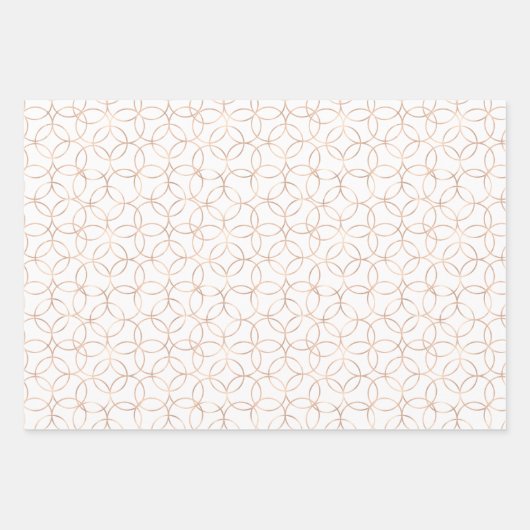 Elegant Gold Detailed  Geschenkpapier Set (Vorderseite)