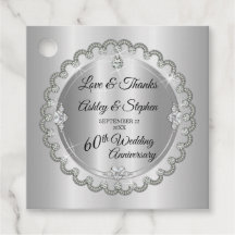 Elegant Gold Diamonds 60. Hochzeitstag