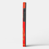 Elegant Gold Dragon Monogram Case-Mate iPhone Case (Rückseite / Links)