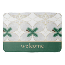 Elegant Gold Eucalyptus Holiday Shower Curtain – M Badematte