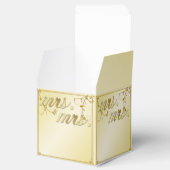 Elegant Gold Floral Mrs. Gastgeschenk Hochzeit Box Geschenkschachtel (Geöffnet)