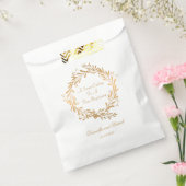 Elegant Gold Floral Wedding Vielen Dank Geschenktütchen (Versiegelt)