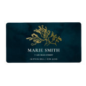 ELEGANT GOLD FOIL NAVY UNTERWASSER MEERESWEED WEDD (Vorne)