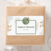 Elegant Gold Frame & Greenery Floral Wedding  (Insitu)