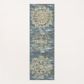 Elegant Gold Gems Mandala Yogamatte (Vorderseite)