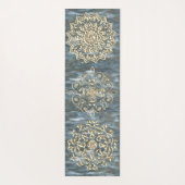 Elegant Gold Gems Mandala Yogamatte (Rückseite)